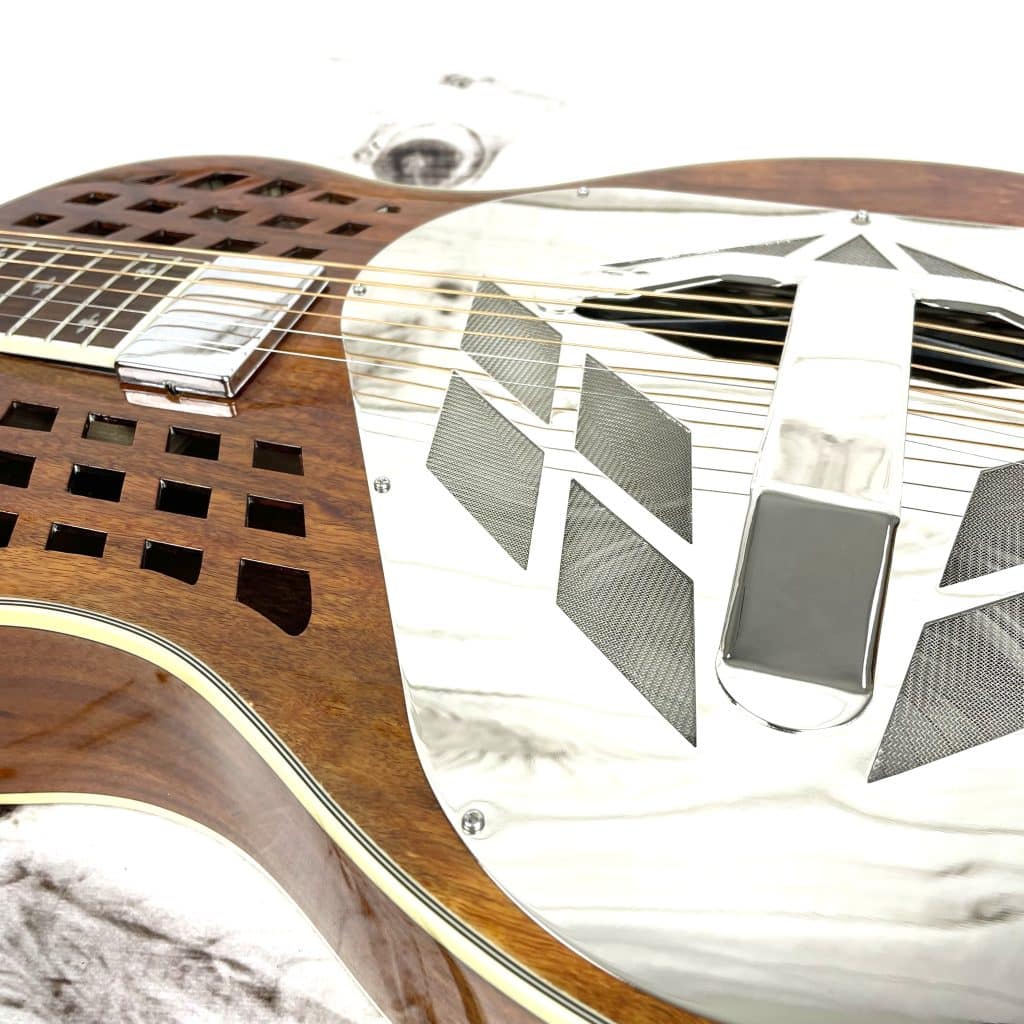 Royall Resonators Koa Tricone Lefthanded Cutaway Resonator With Wide Range Ultra Slim Resonator