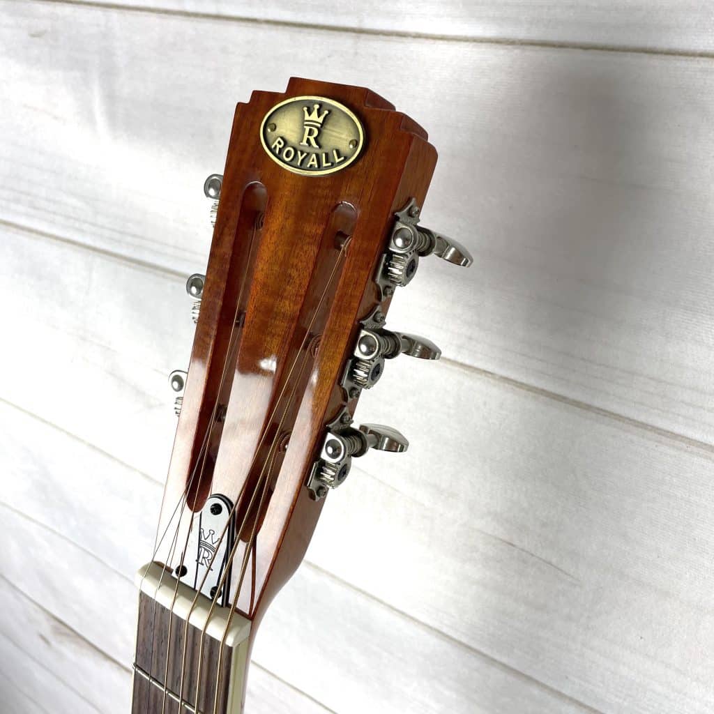Royall Resonators Koa Tricone Lefthanded Cutaway Resonator With Wide Range Ultra Slim Resonator