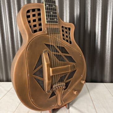 Royall #231862 ST Delta Trifecta Burnished Copper Cutaway Tricone With Pickup