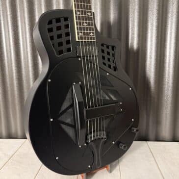 Royall #231861 ST Delta Trifecta Char Black Cutaway Brass Tricone With Pickup