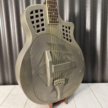 Royall #220570 FS Delta Trifecta Antique Steel Tricone Resonator Guitar