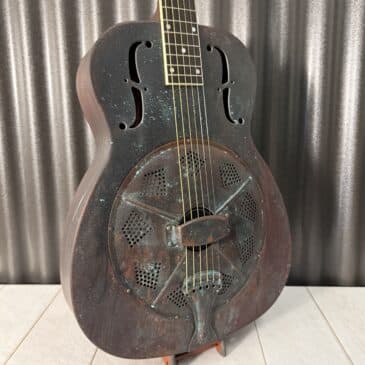 Royall #220564 FS 198 "Blueshound" Relic Copper Singlecone Resonator Guitar