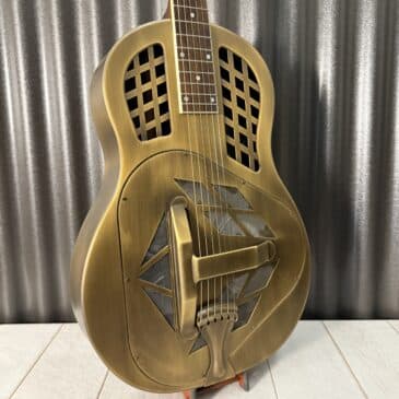 Royall #220502 FS Trifecta Classic Antique Bronze Tricone Resonator Guitar
