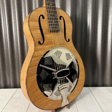Royall #26278 FS 199 Flame Maple Natural Singlecone Resonator Guitar