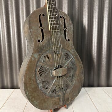 Royall #220336 FS 199 "Bessie" Relic Brass Singlecone Resonator Guitar