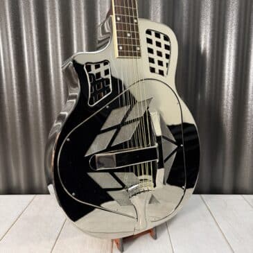 Royall #2303161 "Lefty" FS Delta Trifecta Bright Nickel Tricone Resonator Guitar