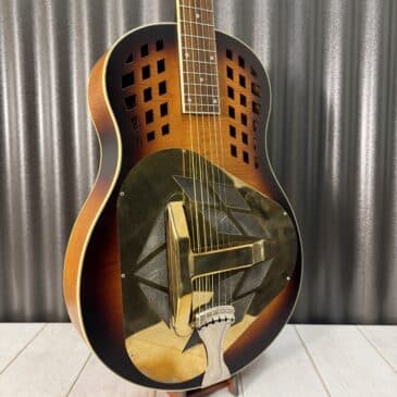Royall #26256 Trifonium Flame Maple Smokeburst Finish Custom Tricone Resonator