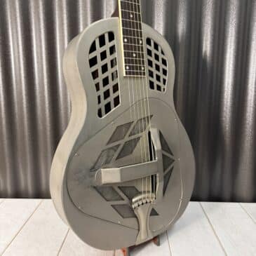 Royall #220320 "Lefty" FS 399 Trifecta Classic Antique Steel Tricone Resonator Guitar
