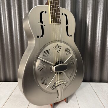 Royall #210335 FS 198 "Blueshound" Antique Brushed Steel Singlecone Resonator Guitar
