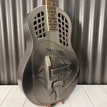 Royall #220512 FS Trifecta Classic Gun Metal Tricone Resonator Guitar