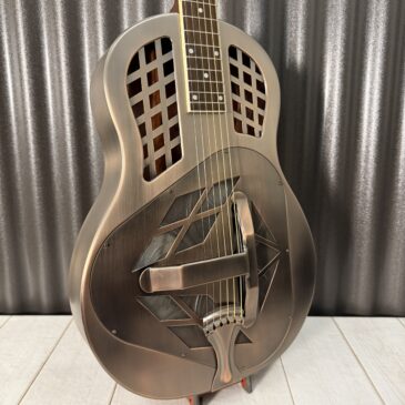 Royall #220445 "Lefty" FS 399 Trifecta Classic Aged Brushed Copper Tricone Resonator Guitar