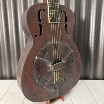 Royall #220606 FS 198 "Blueshound" Relic Copper Singlecone Resonator Guitar