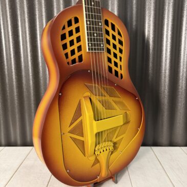 Royall #220444 FS Trifecta Classic Vintage Cherryburst Tricone Resonator Guitar
